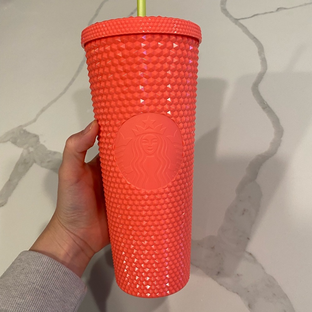 Brand New Starbucks Dragon Fruit Studded tumbler